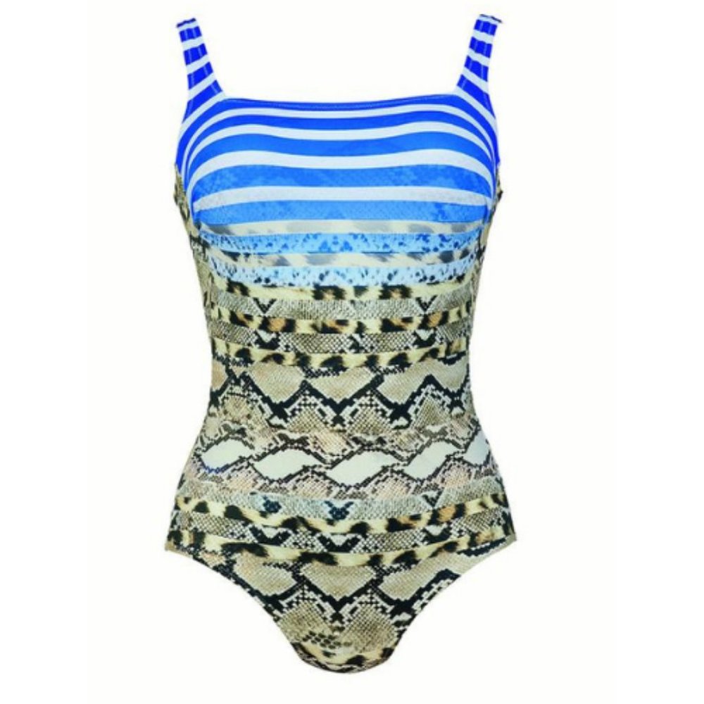 Anita One Piece Rattlesnake/Stripe